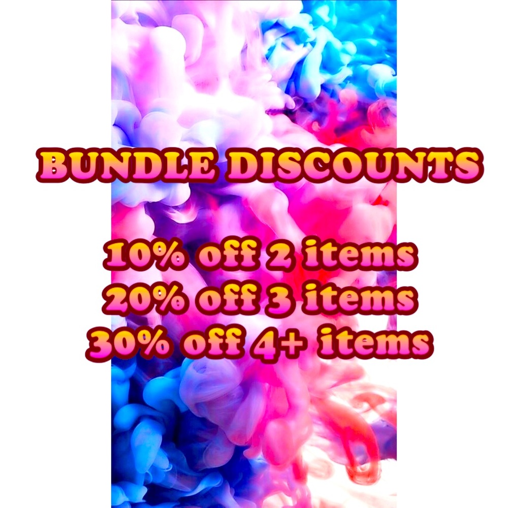 Bundle discounts for everything in my closet